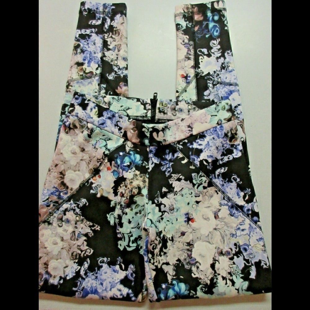 Cynthia Rowley active yoga pants floral XS